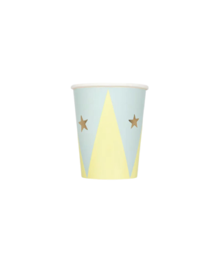 Papīra krūzītes Circus Cups, 8 gab , Meri Meri