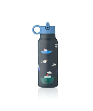 Ūdens pudele Falk,  Sailing / Classic navy, 350 ml, Liewood