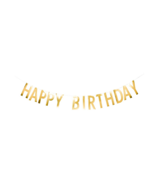 Virtene Happy Birthday, Gold