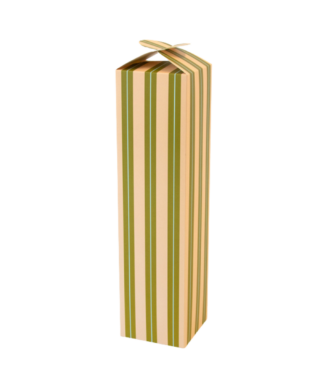 Dāvanu kaste Stripe Chalk, bottle, salokāma