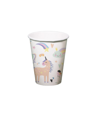Papīra krūzītes Unicorns and Rainbows, 6 gab.