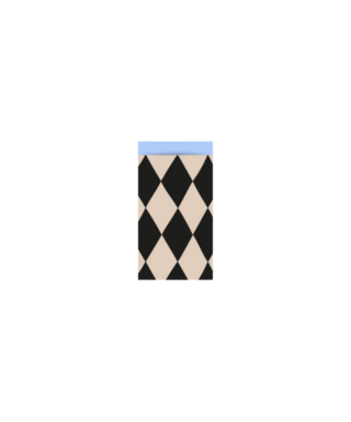 Papīra tūta Harlequin Neutral - Light Blue, 7 cm x 13 cm
