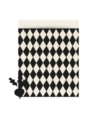 Papīra tūta Harlequin Black, 27 cm x 34 cm