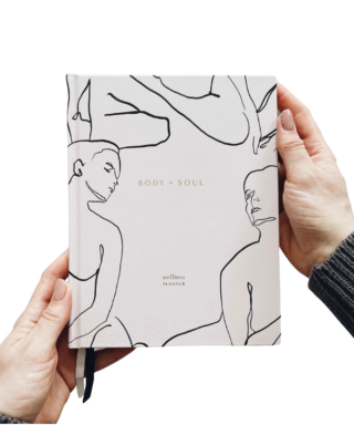 Piezīmju grāmata Body + Soul Wellness Journal, Solstice, Blush and Gold