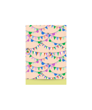 Papīra tūta Party Guirlande Bright - Yellow, 17 cm x 25 cm