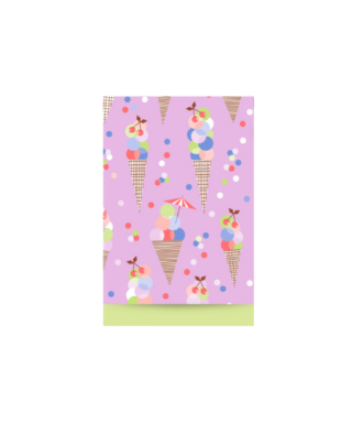 Papīra tūta Ice Confetti Bright Salmon, 17 cm x 25 cm