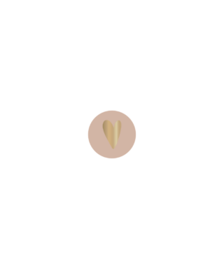 Uzlīme Gold Heart, Nude, 1 gab.