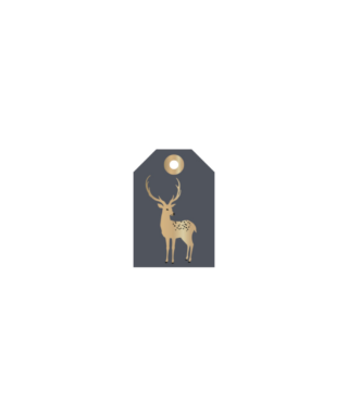 Etiķete Reindeer Gold, Navy, 1 gab.