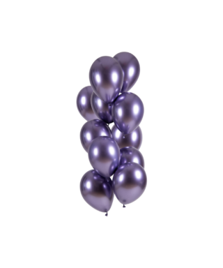 Balonu komplekts Ultra Shine Purple, 12 gab.