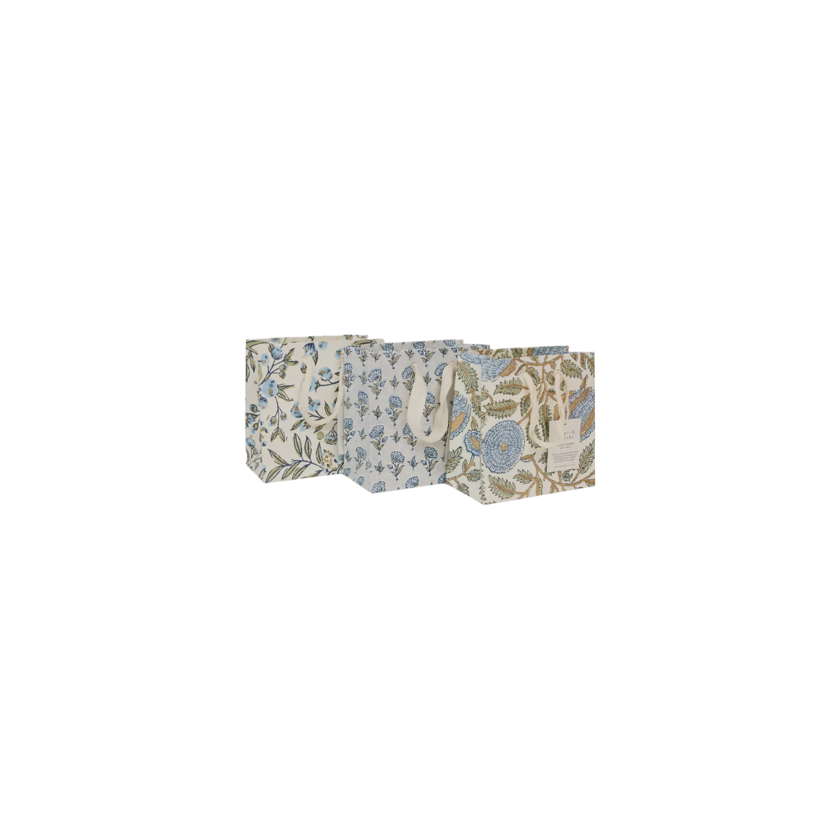 Dāvanu maisiņš Blue Stone, 3 dizaini, S-Manilla