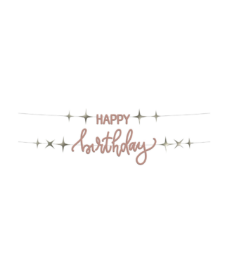 Papīra virtene Happy birthday, 1.5 m