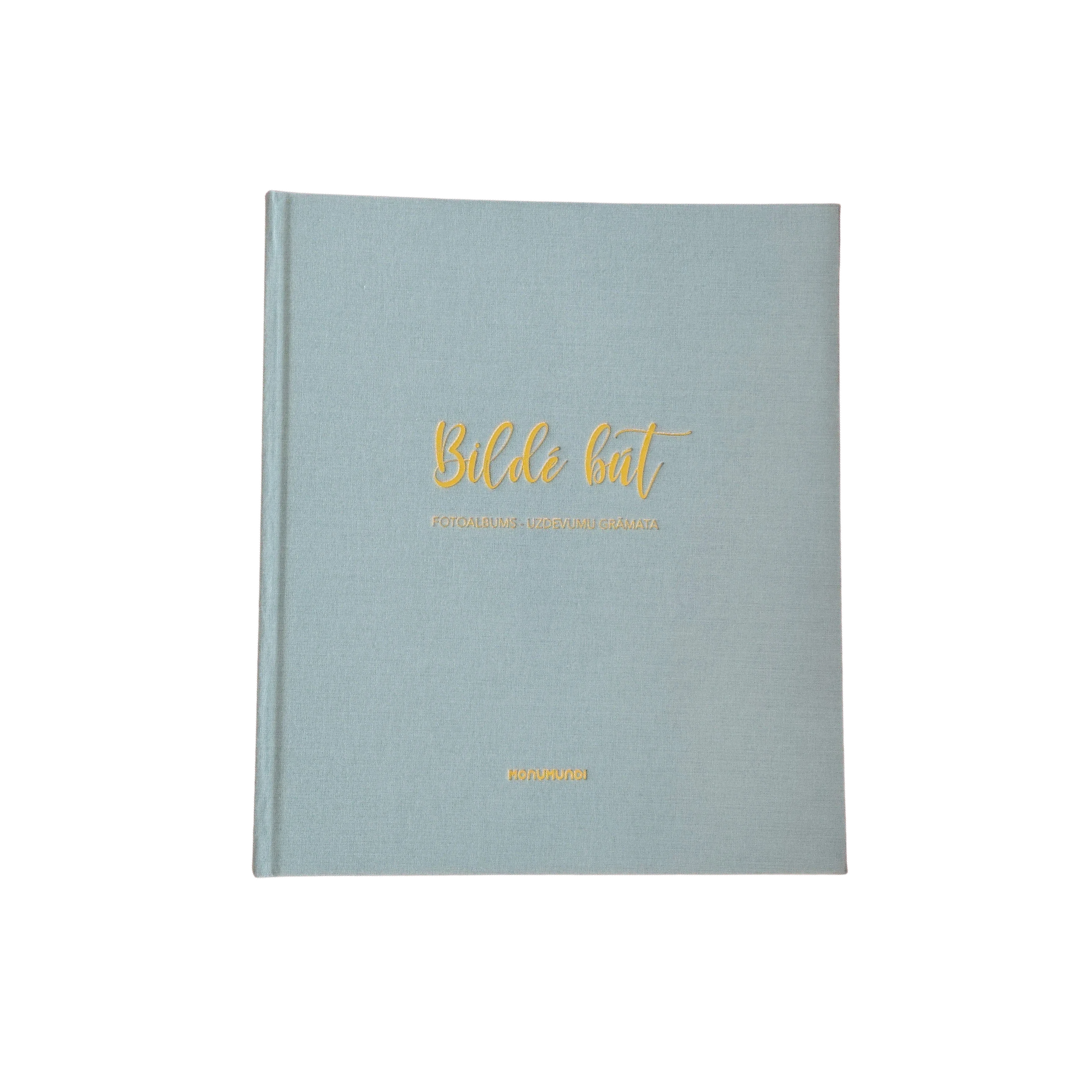 Uzdevumu grāmata – Fotoalbums Bildē būt, zils