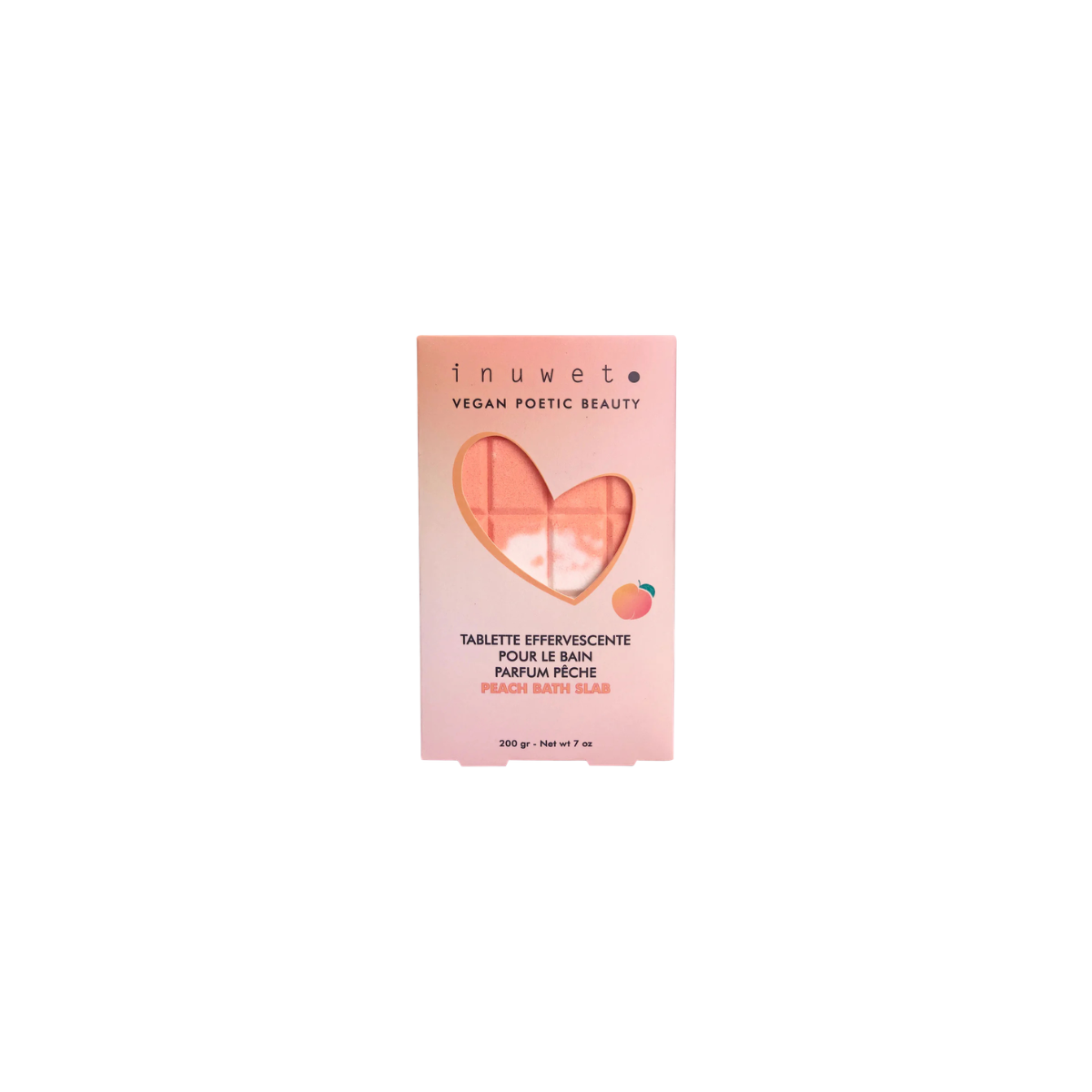 Vannas bumba Fizzer Bath Slab-Peach-Inuwet-manilla
