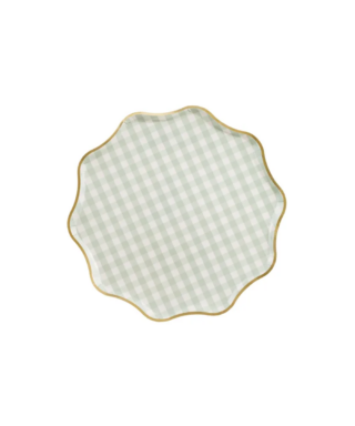 Papīra šķīvji Checkered, 6 gab.