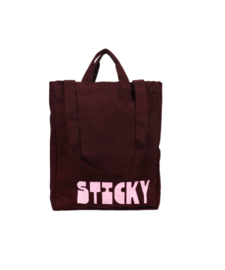 Auduma soma Canvas shopper / fig + bubblegum, The Sticky Sis Club