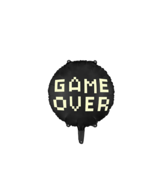 Folijas balons Game over, Black