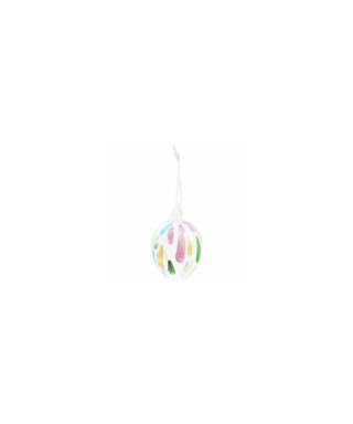Stikla dekors Egg drop, colourful