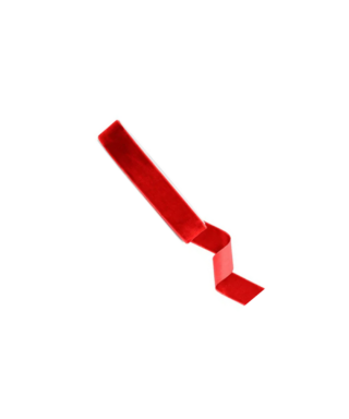 Velūra lente Red, 2.5 cm, 1 m