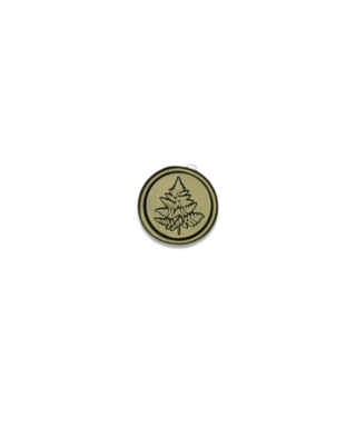 Zīmoglakas nospiedums - uzlīme Fern, Moss Gold, Manilla