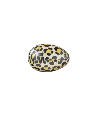 Dekoratīva metāla Lieldienu ola, Jaguar, atverama