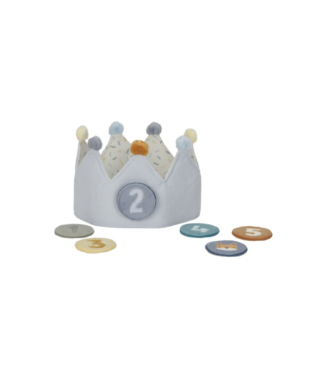 Dzimšanas dienas kronis Birthday Crown with Numbers, Blue, Little Dutch