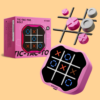Interaktīvā spēļu konsole Tic-Tac-Toe Bolt, Pink, Giiker-3-Manilla