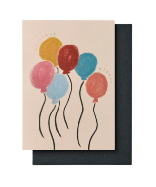 Kartīte Birthday Wishes Balloons, Katie Leamon