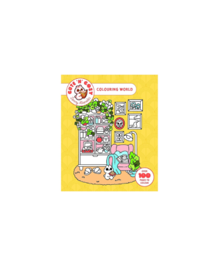 Krāsojamā grāmata Cute 'n' Cozy Colouring World