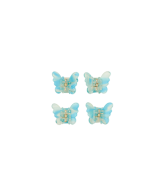 Matu klipšu komplekts Blue butterfly, 4 gab, Coucou Suzette