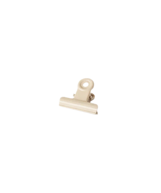 Metāla klipsis Office, Beige, 30 mm, small