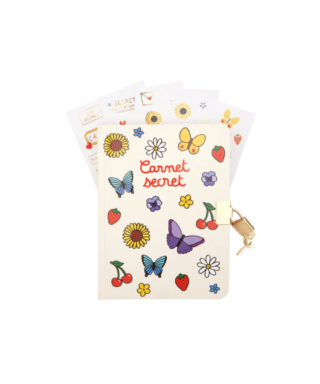 Piezīmju grāmata Secret Diary, ar atslēgu, Coucou Suzette