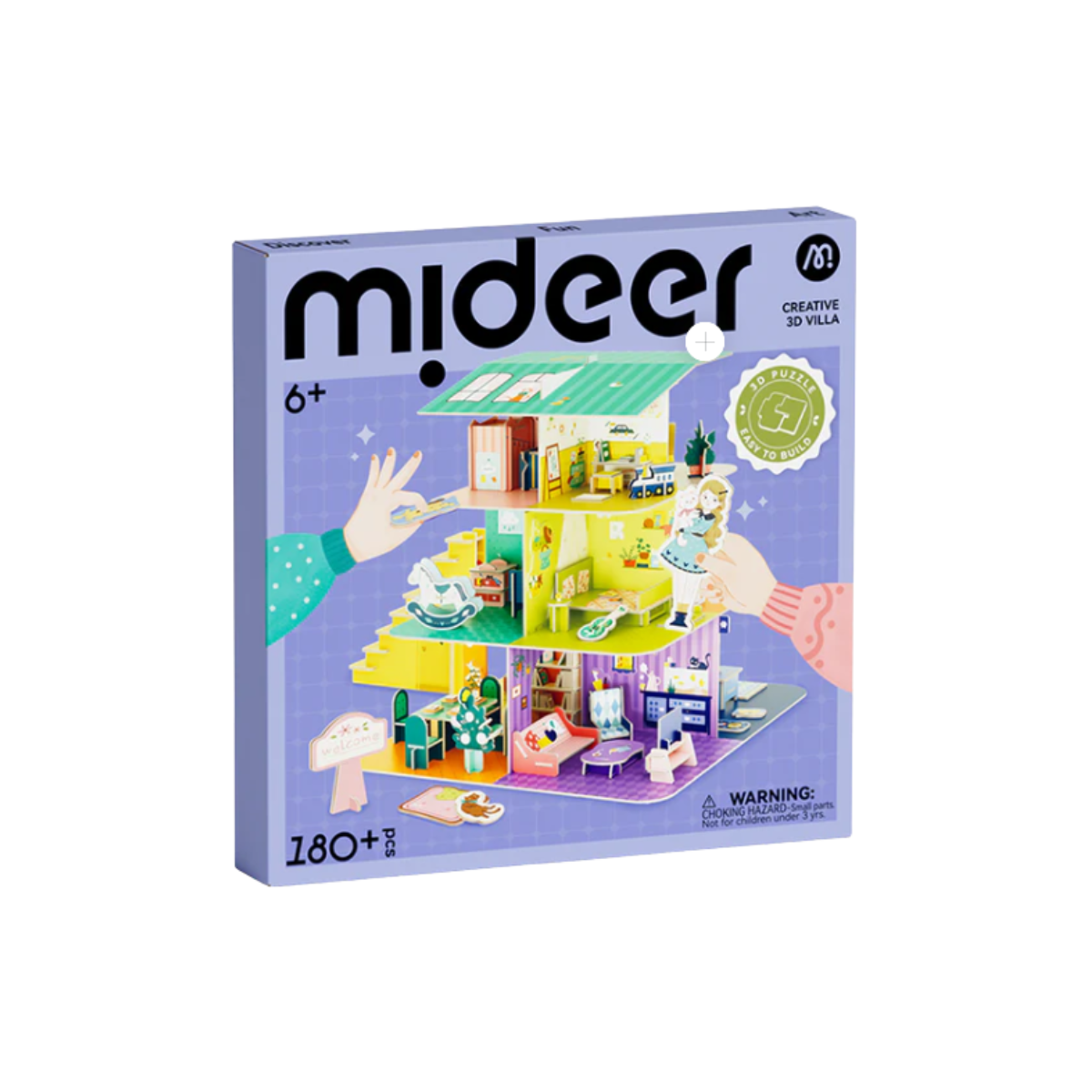Radošais komplekts Creative 3D Villa, Mideer-Manilla