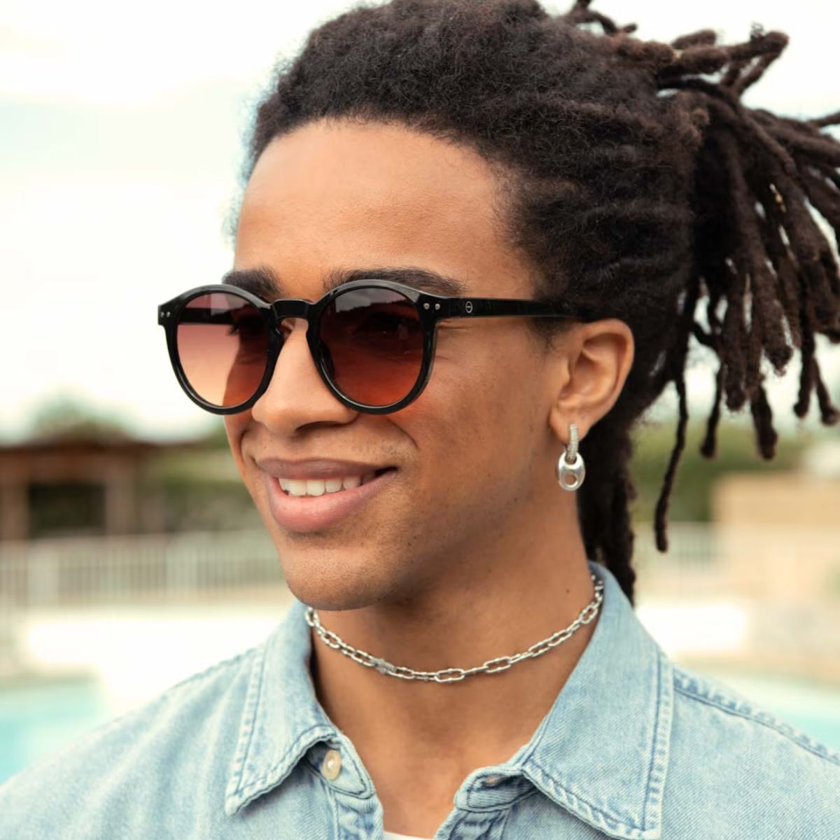 Saulesbrilles IZIPIZI SUN M Black Road-4-Manilla