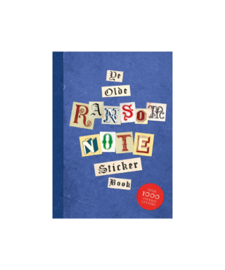 Uzlīmju grāmata Ye Olde Ransom Note Sticker Book