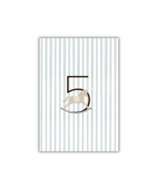 Ciparu kartīte 5, Little Wonder, vienpusēja, Manilla