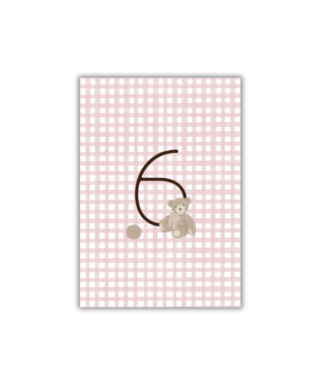 Ciparu kartīte 6, Little Wonder, vienpusēja, Manilla