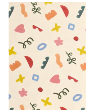 Dāvanu iesaiņojamais papīrs Colourful Party Paper, loksne