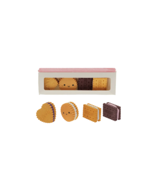 Dzēšgumiju komplekts Biscuits, 4 gab.