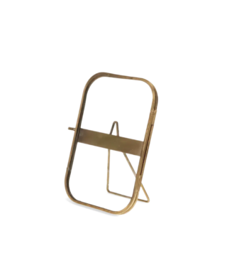 Foto rāmis Brass, Rounded Standing, 10 cm x 15 cm