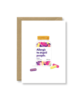 Kartīte Allergic to stupid people, All The ways to say