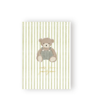 Kartīte Mēs Tevi gaidījām, Teddy, Green, Little Wonder, Manilla