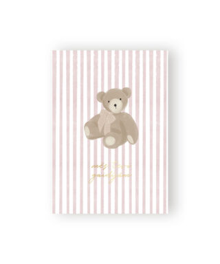 Kartīte Mēs Tevi gaidījām, Teddy, Pink, Little Wonder, Manilla