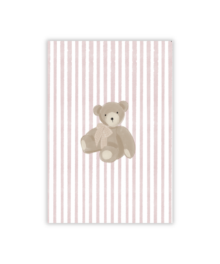 Kartīte Teddy, Pink, A5, Little Wonder, Manilla
