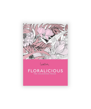 Krāsojamā grāmata Floralicious: The Colouring Frieze