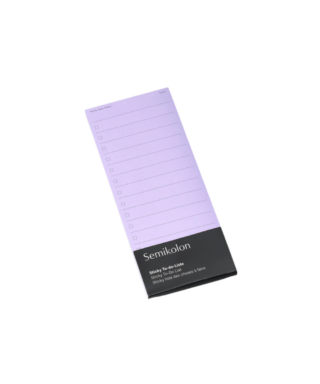 Līmlapiņas Sticky To Do List, lilac, Semikolon