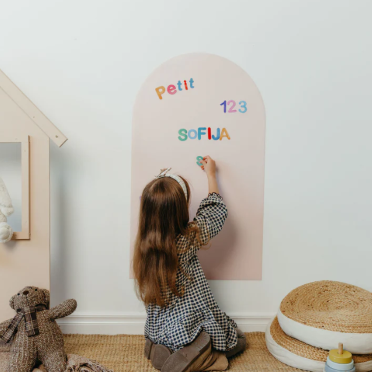 Magnētiskā tāfele Arche, Light pink, Petit Tableau-Manilla-3