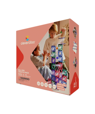 Magnētiskais konstruktors Ball Run Creative Pack Pastel, CleverClixx