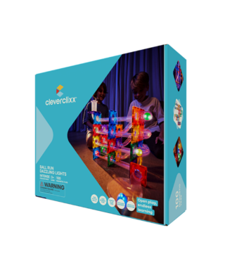 Magnētiskais konstruktors Ball Run Dazzling Lights Pack Intense, CleverClixx