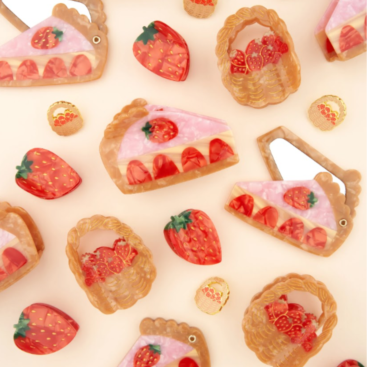 Matu klipsis Strawberry Tart, Coucou Suzette-Manilla-4