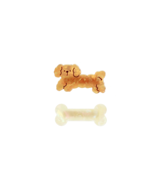 Matu sprādzes Dog and bone, 2 gab